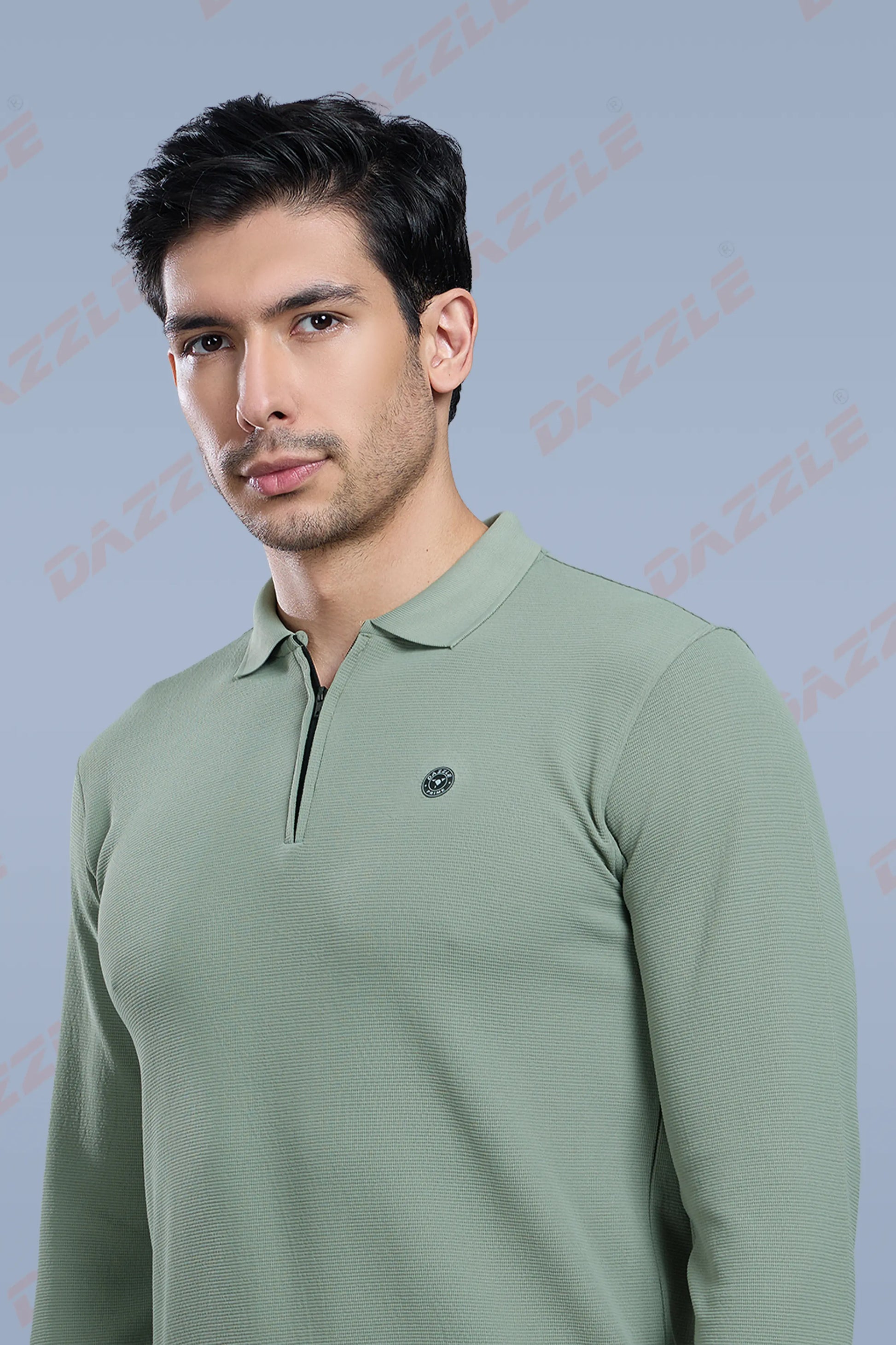 TANGY FULL SLEEVE TSHIRT - DUSTY OLIVE