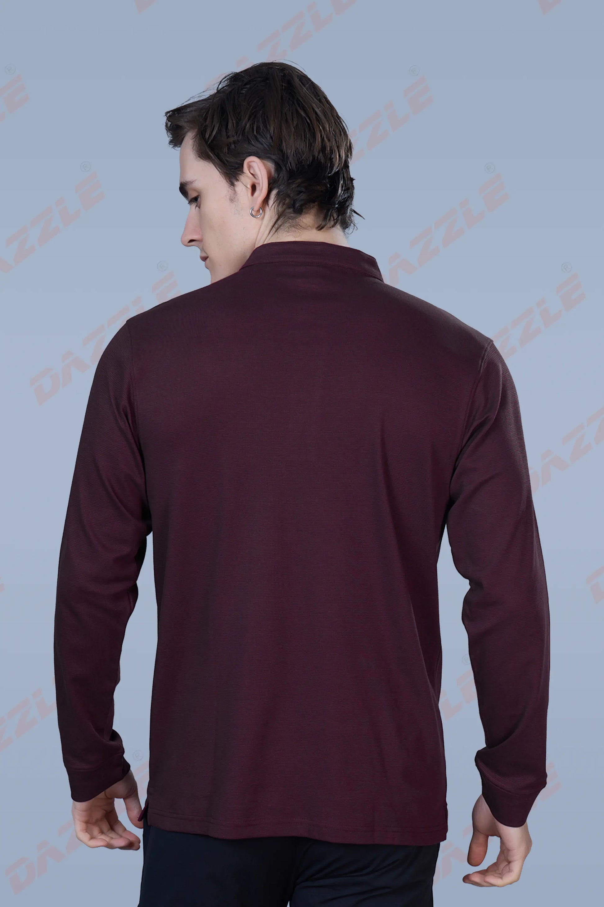 ATLAS FULL SLEEVES T-SHIRT - MAROON
