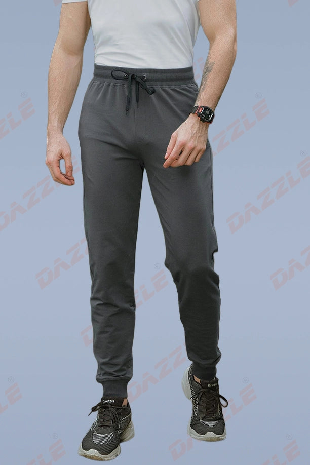 RICH COTTON JOGGER - ANTHRA