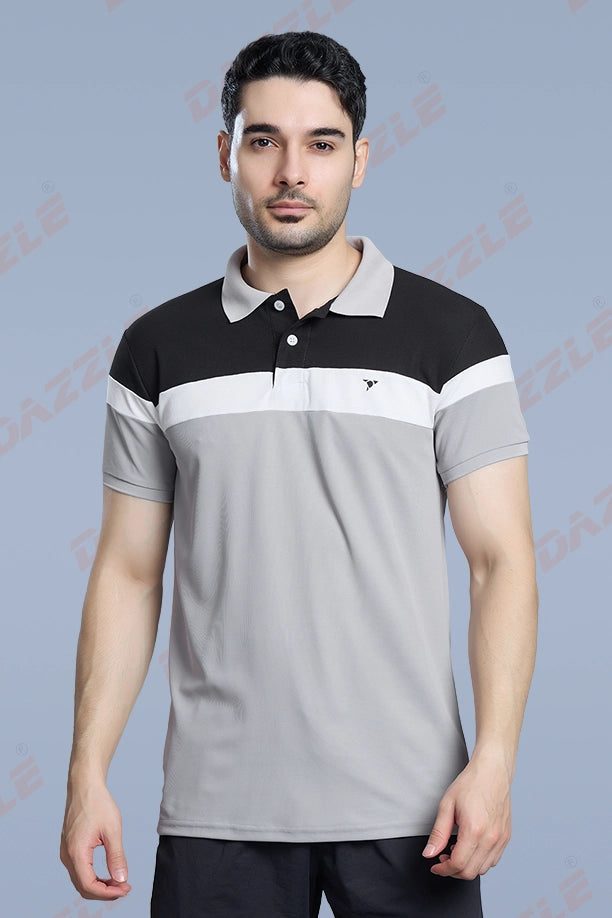 CRAZY MATTY TRENDY T-SHIRT - GREY