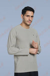 BOOST ROUND NECK FULL SLEEVE T SHIRT - OFF WHITE