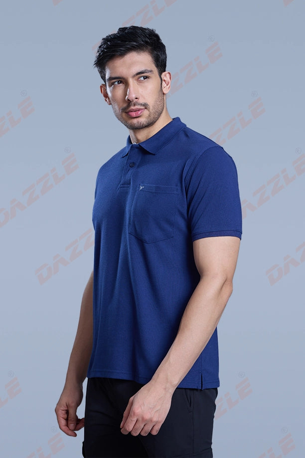 MATTY COMFORT T-SHIRT- INDIGO BLUE