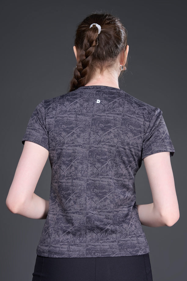 Women Slim Fit Sports T-shirt with COOLEX