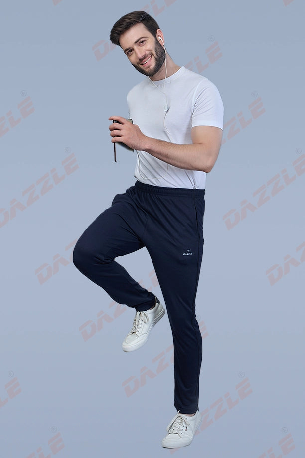 TRACK LOWER PC-SPCL PLAIN - DARK NAVY BLUE