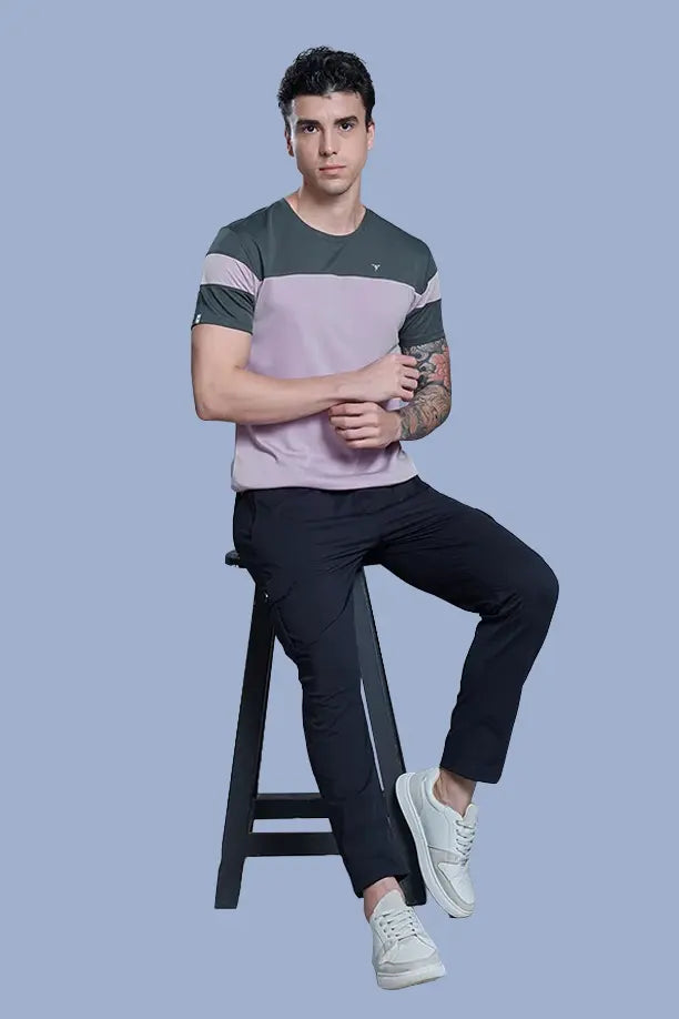 Men Slim Fit Round Neck Tee with PRIDE