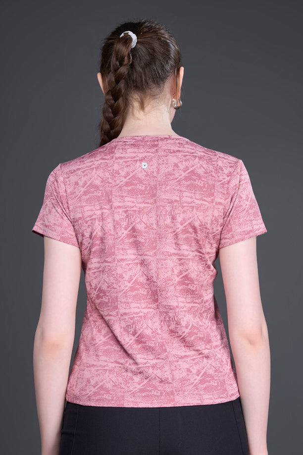 Women Slim Fit Sports T-shirt with COOLEX