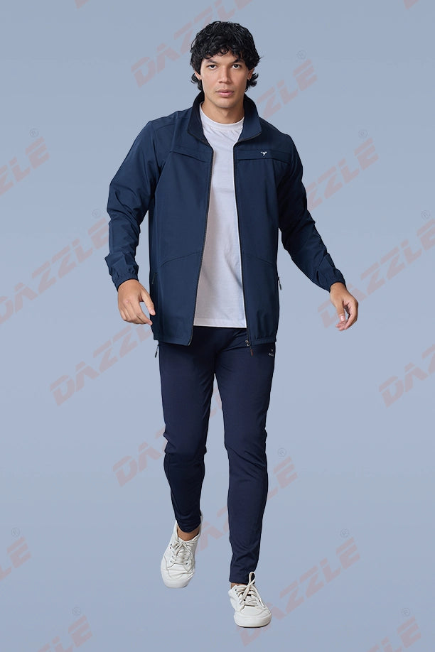 RACE JACKET - NAVY BLUE