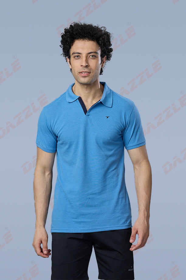 MATTY SLIM FIT T- SHIRT - SKY BLUE