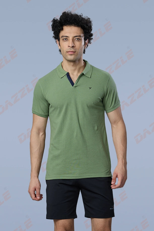 MATTY SLIM FIT T- SHIRT - GREEN
