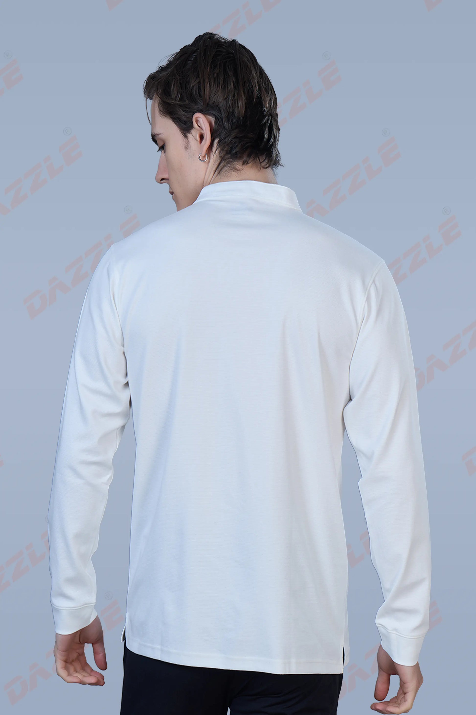 ATLAS FULL SLEEVES T-SHIRT - WHITE