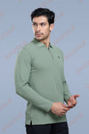 TANGY FULL SLEEVE TSHIRT - DUSTY OLIVE