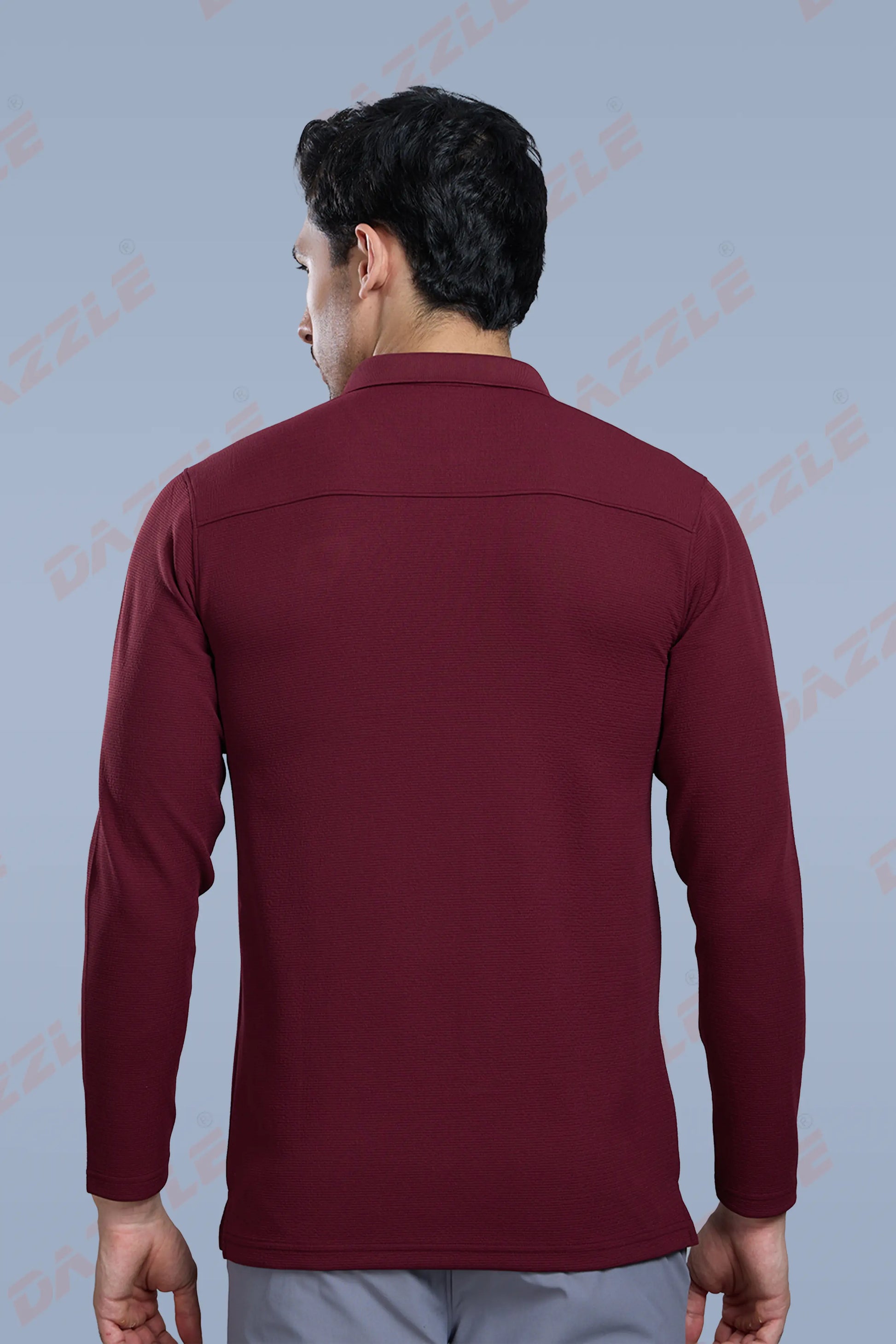 TANGY FULL SLEEVE TSHIRT - MAROON