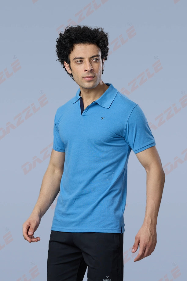 MATTY SLIM FIT T- SHIRT - SKY BLUE