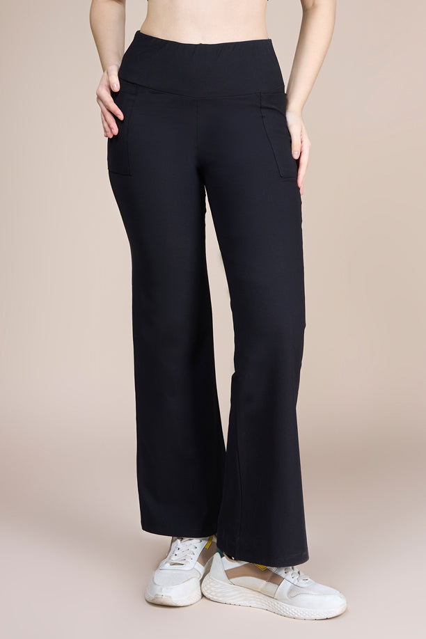 Women Stretch Flare Pants with QUADREX