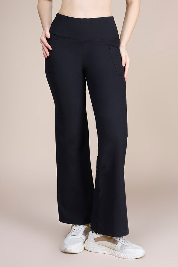 Women Stretch Flare Pants with QUADREX