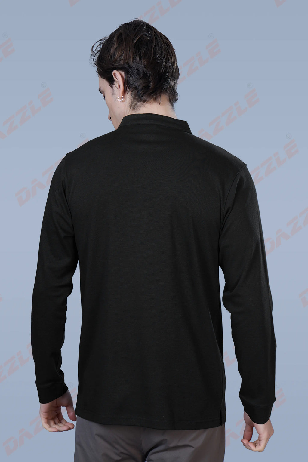 ATLAS FULL SLEEVES T-SHIRT - BLACK