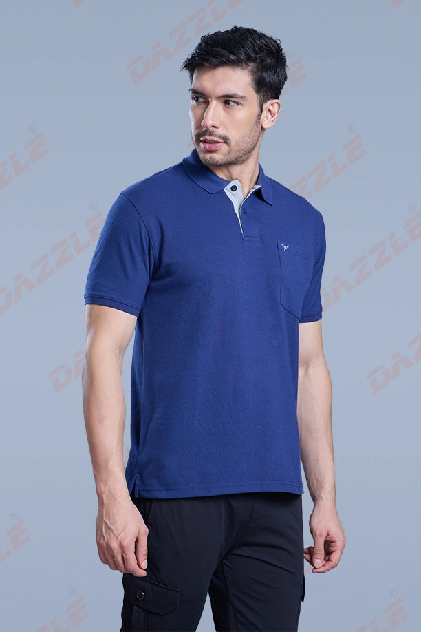 MATTY COMFORT T-SHIRT- INDIGO BLUE