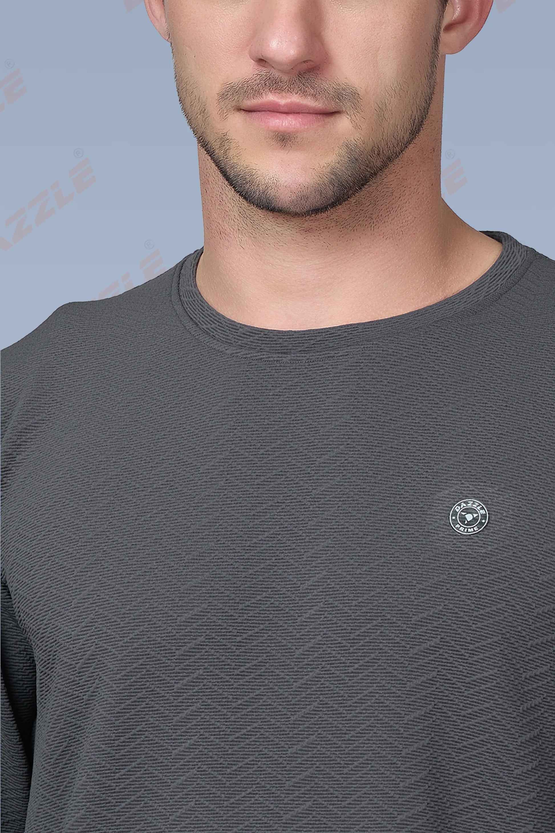 WAVE FULL SLEEVE TSHIRT- GREY