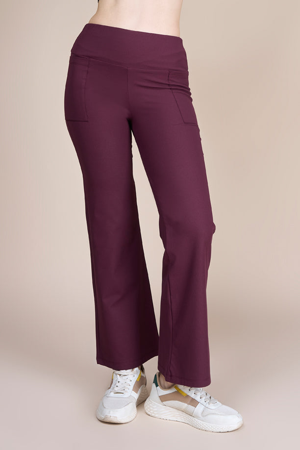 Women Stretch Flare Pants with QUADREX