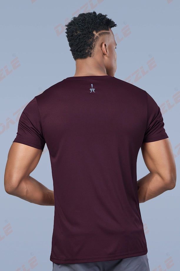 FLY T SHIRT-MAROON