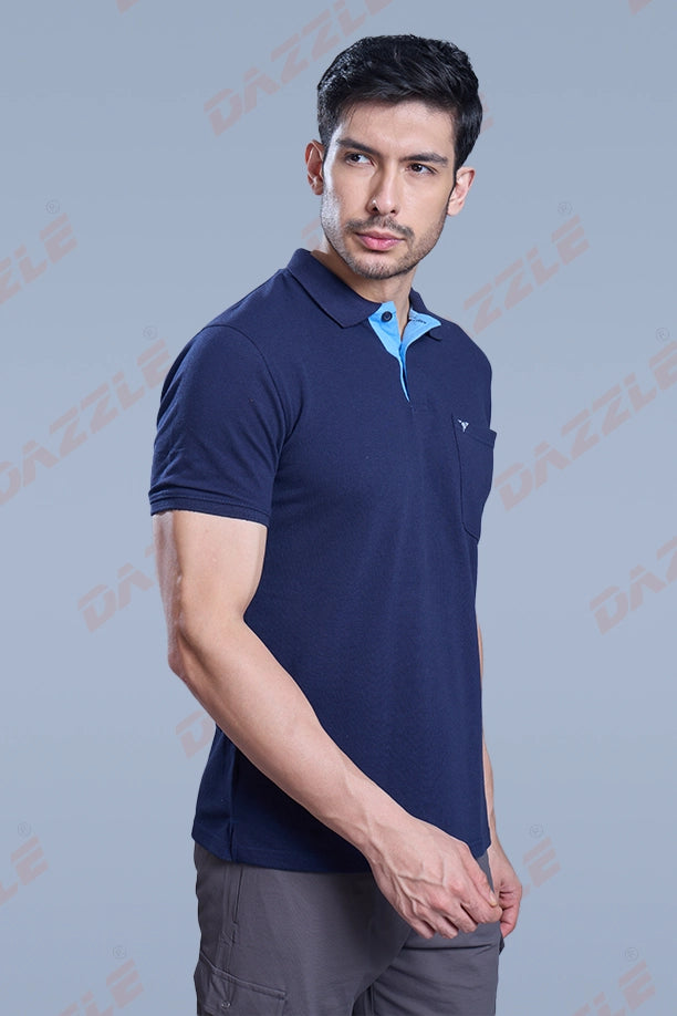 MATTY COMFORT T-SHIRT - NAVY BLUE