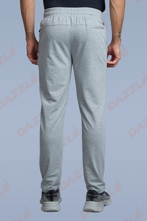 COTTON LYCRA TRACK - LIGHT GREY