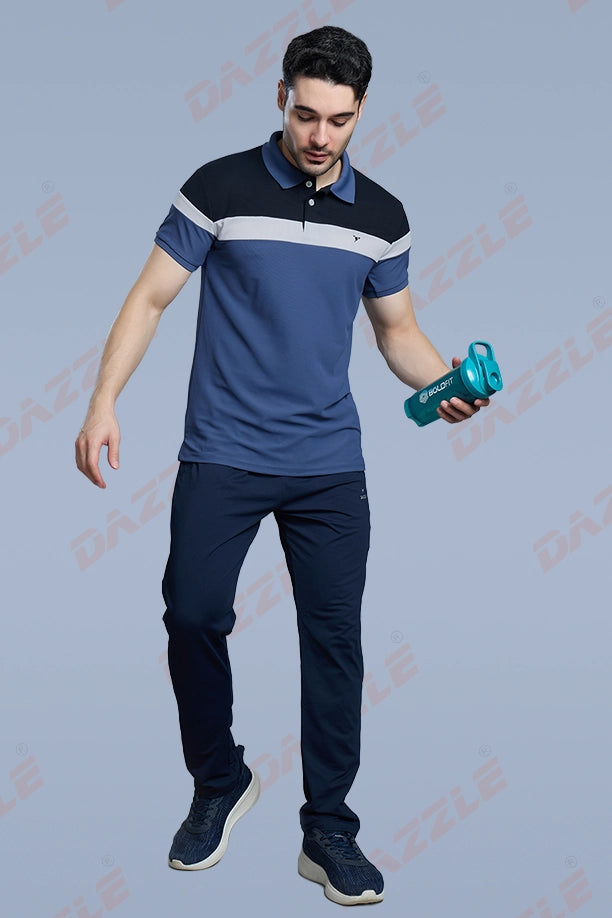 CRAZY MATTY TRENDY T-SHIRT - BLUEGREY