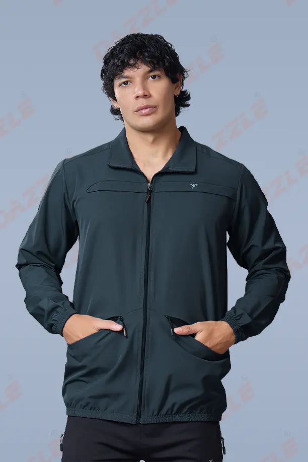 RACE JACKET - BOTTLE GREEN