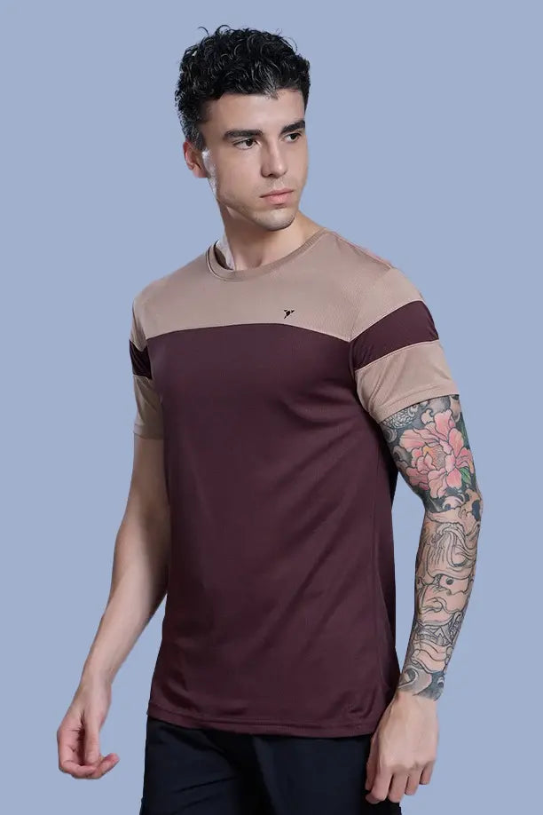Men Slim Fit Round Neck Tee with PRIDE