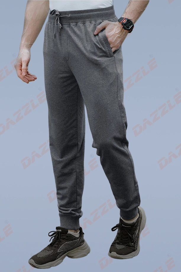 RICH COTTON JOGGER - ANTHRA