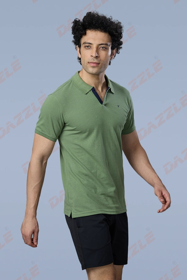MATTY SLIM FIT T- SHIRT - GREEN