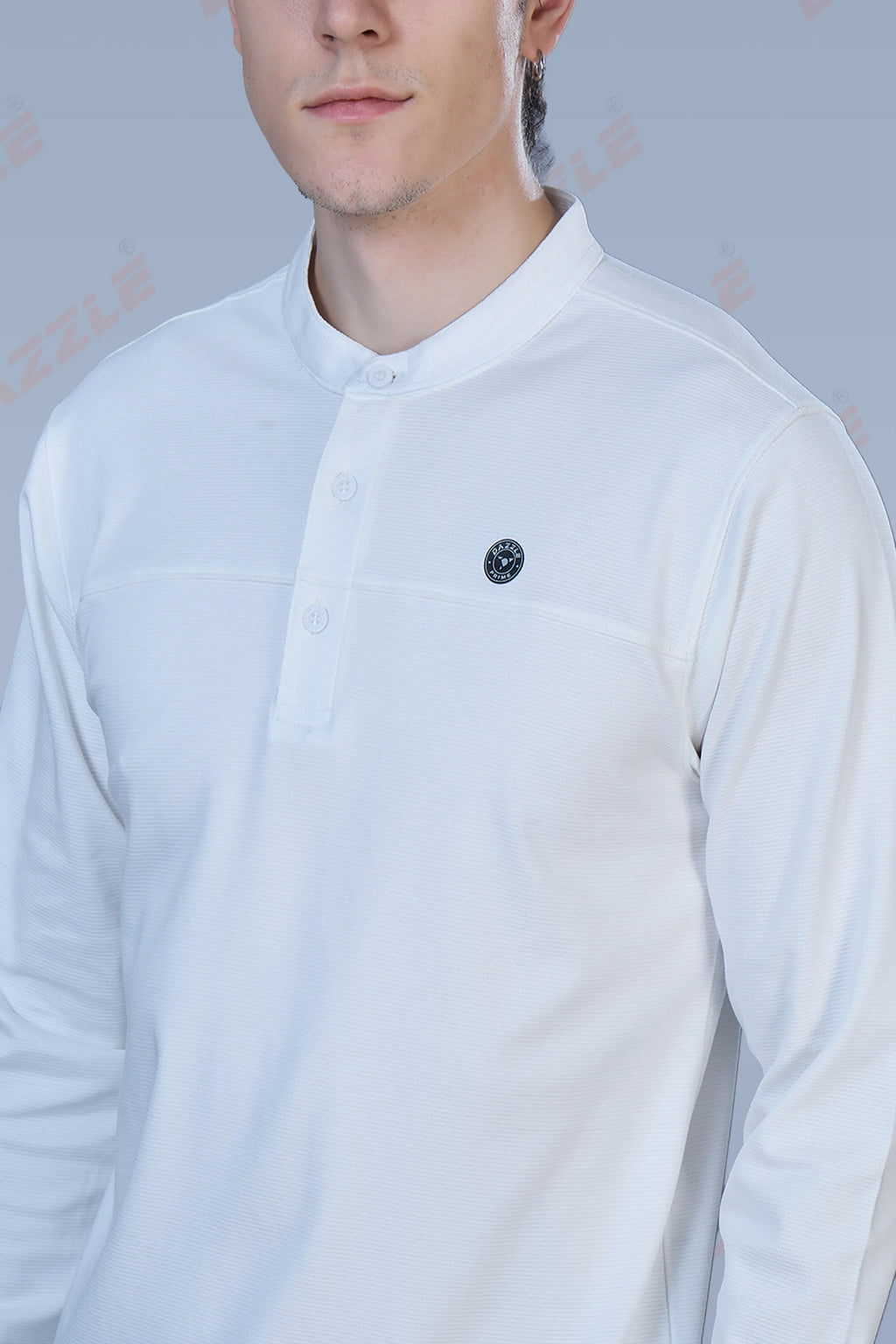 ATLAS FULL SLEEVES T-SHIRT - WHITE