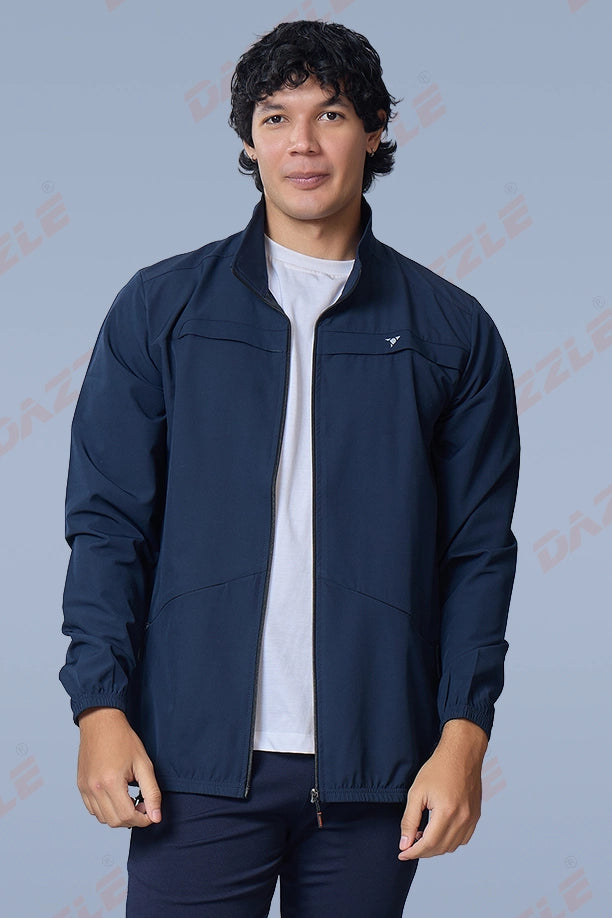 RACE JACKET - NAVY BLUE