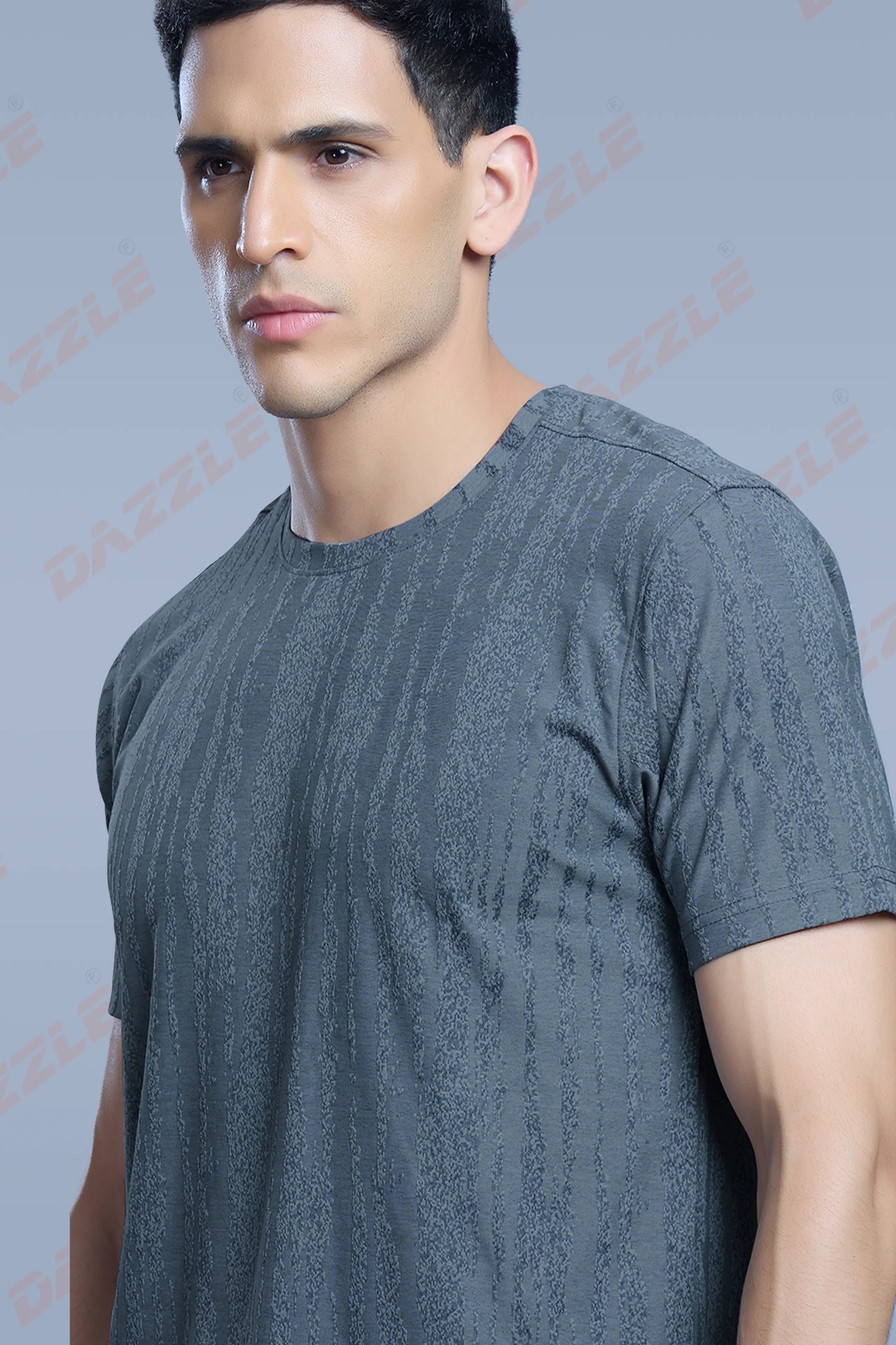 GRACE T SHIRT- BLUE GREY