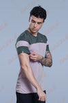 PRIDE ROUND NECK T-SHIRT - DARK GREY PURPLE