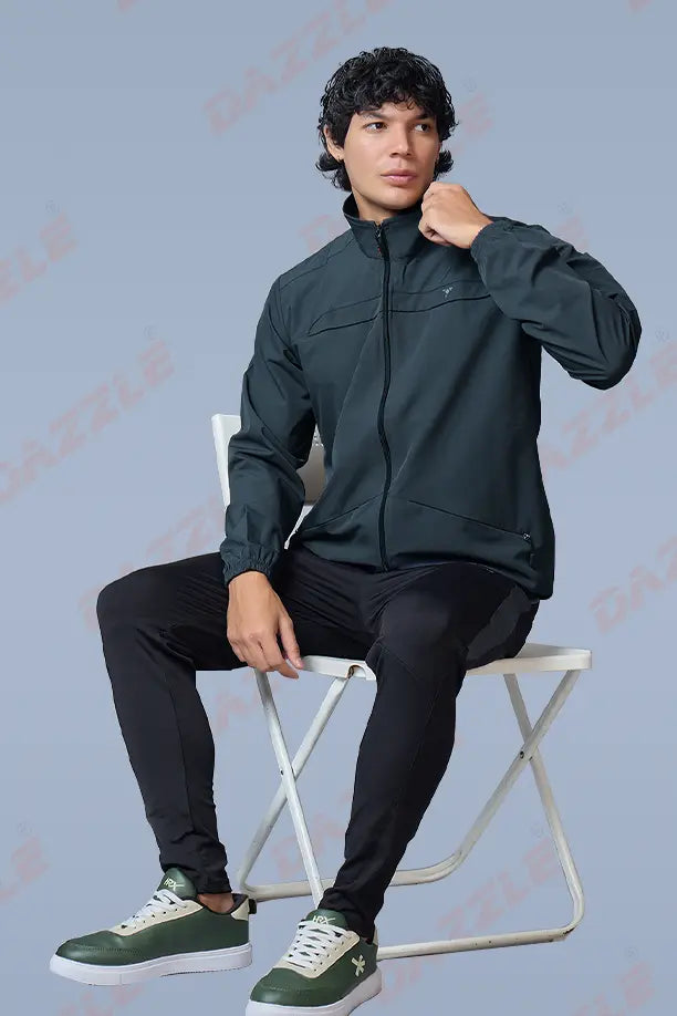 RACE JACKET - BOTTLE GREEN