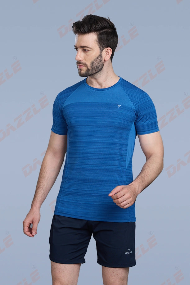 CRAZY FANCY ROUND NECK T-SHIRT - AIR FORCE