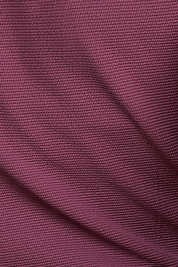 Women Textured Regular Fit Crop Polo T-shirt with COTEX