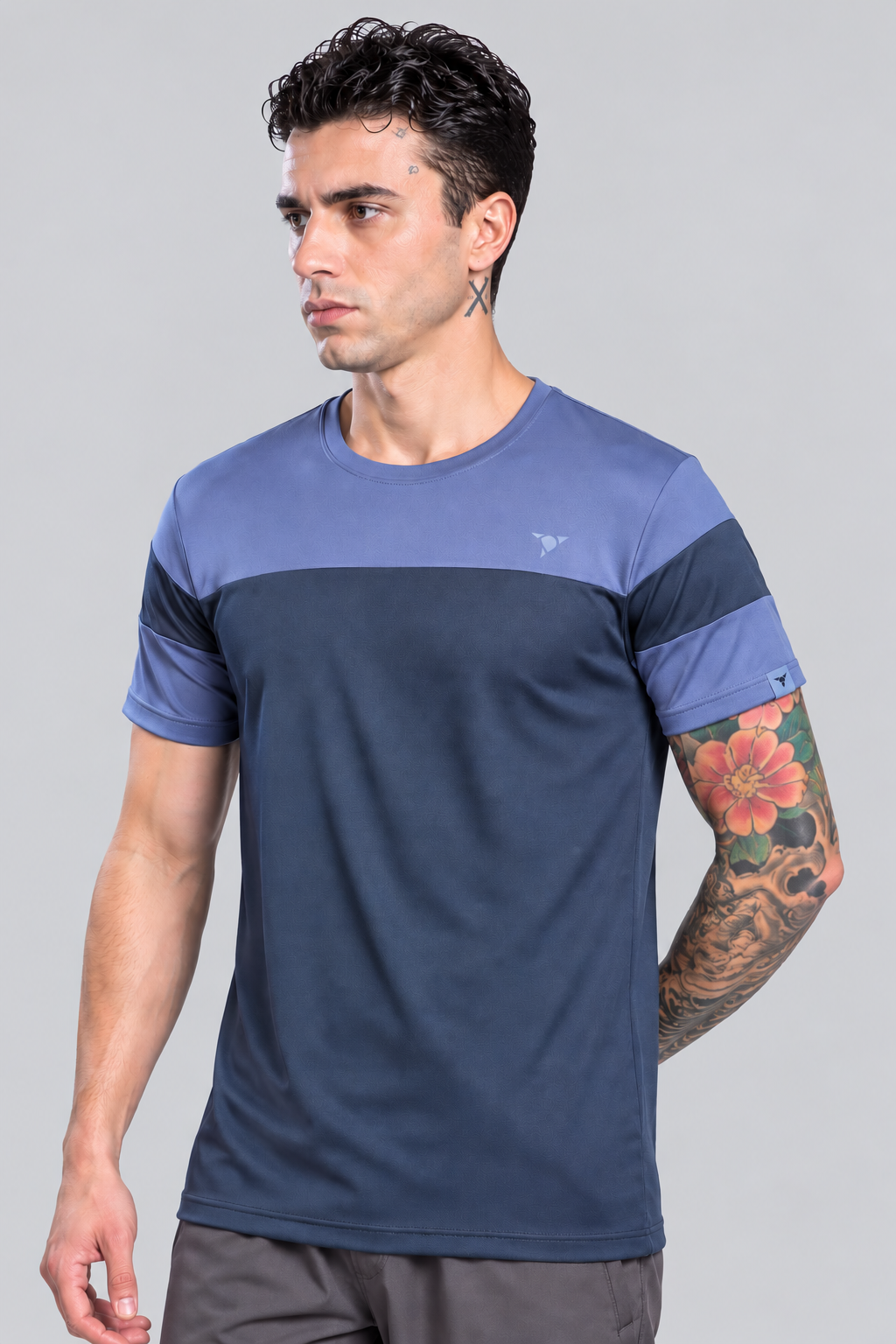 Men Slim Fit Round Neck Tee with PRIDE
