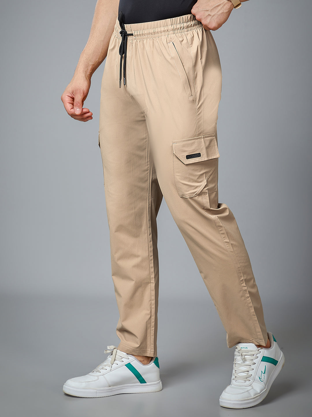 Men Regular Fit Cargo Pants with PILOT