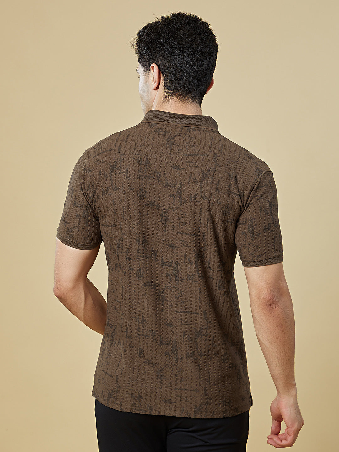 Men Regular Fit Polo T-Shirt with Supreme