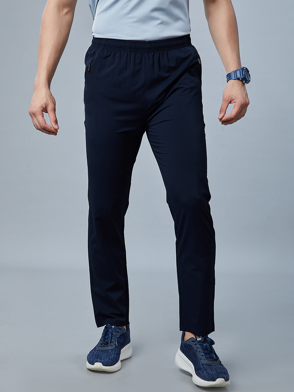 Men's Regular Fit Track Pants Pockets with RACE