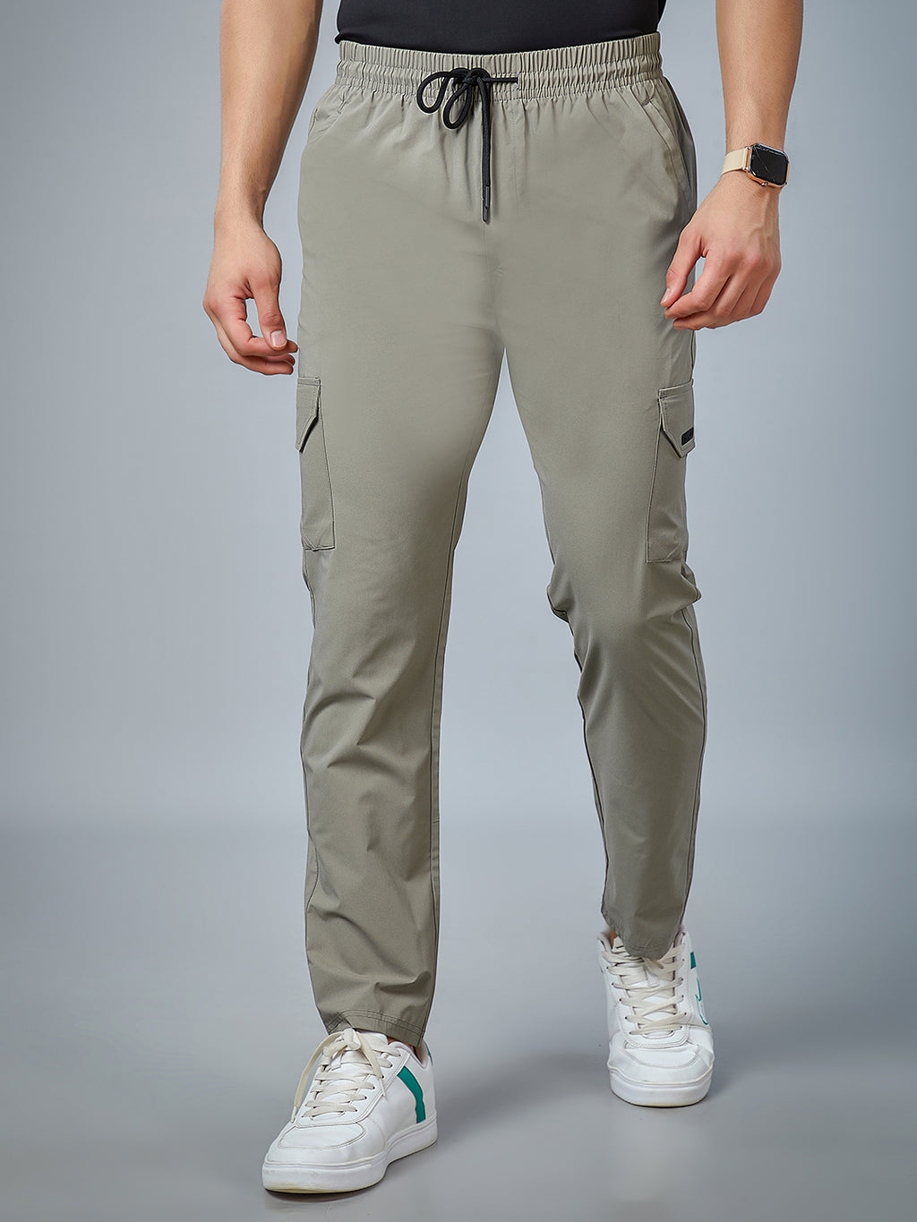 Men Regular Fit Cargo Pants with PILOT