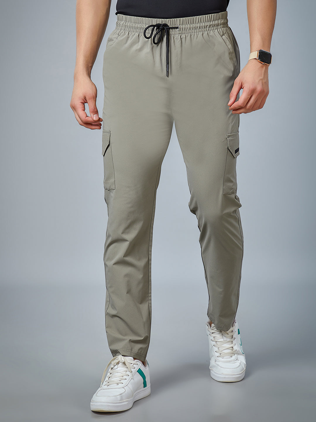Men Regular Fit Cargo Pants with PILOT