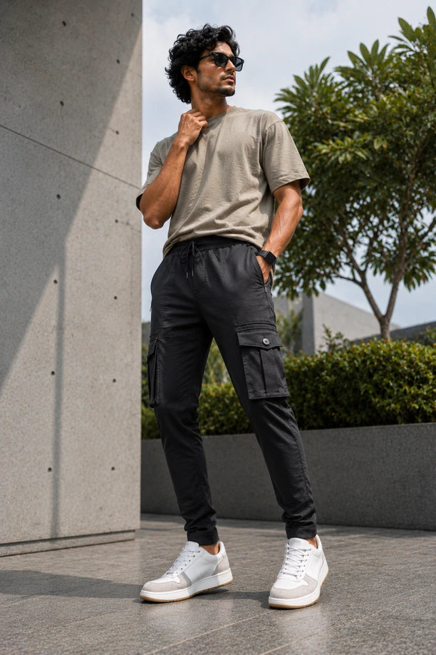 Men Dri Fit Stretch Cargo Pants with NATTY