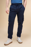 Men Cotex Regular Fit 2-Way Stretch Cargo Pants with Safari