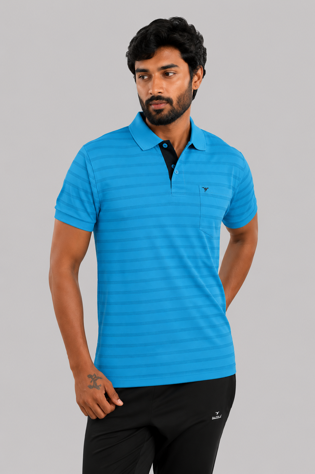 CRAZY MATTY COMFORT FIT T SHIRT - SKY BLUE