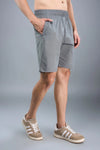 Men Solid Regular Fit Shorts with Pulse