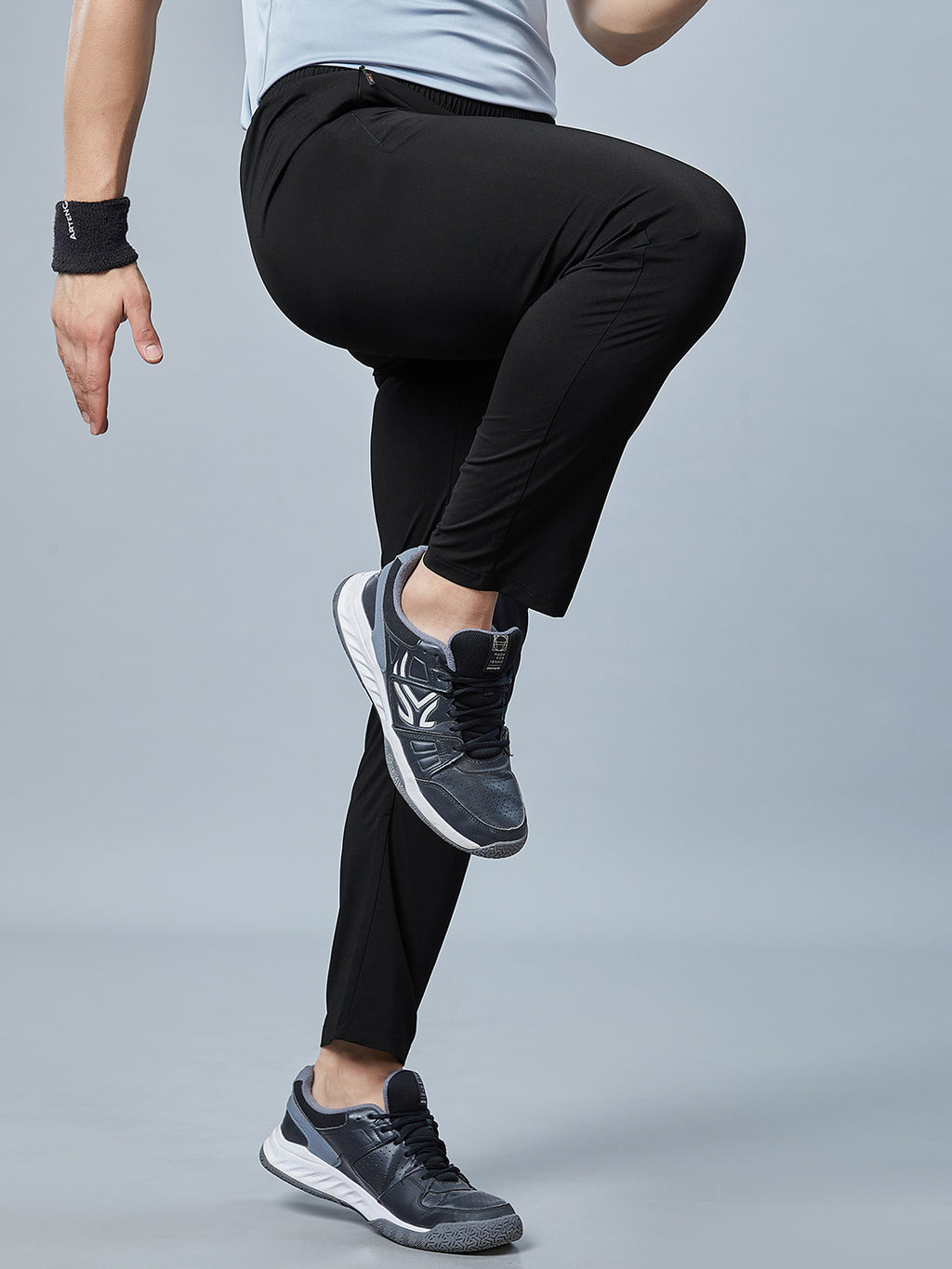 Men's Regular Fit Track Pants Pockets with RACE