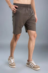 Men Solid Regular Fit Shorts with Pulse